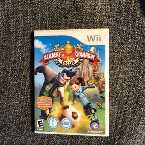 Academy Of Champions‎ Soccer Wii Nintendo Game Complete